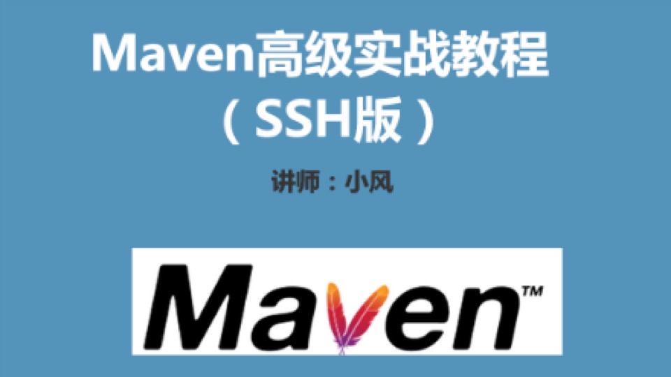 Maven高级实战系列视频课程-限时优惠