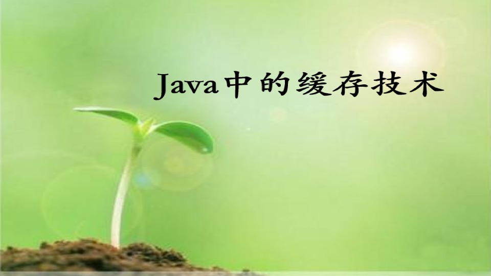 Java中的缓存技术-限时优惠