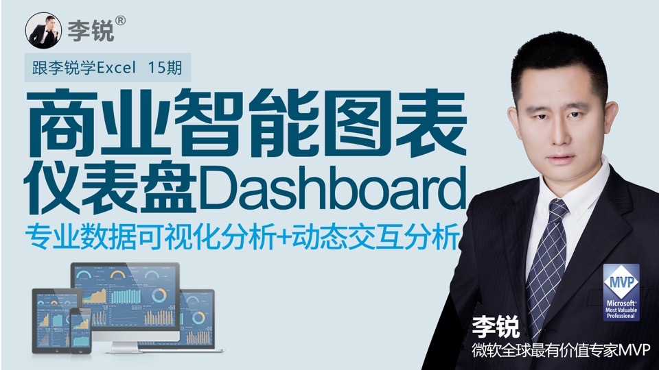 Excel商业图表仪表盘Dashboard-限时优惠