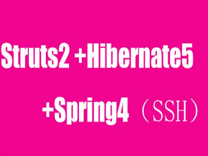 struts2+hibernate5+spring4第三期-限时优惠-网易精品课