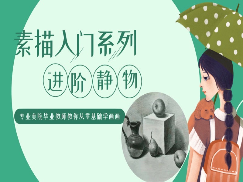 人人听得懂的素描课·进阶·静物-限时优惠-网易精品课