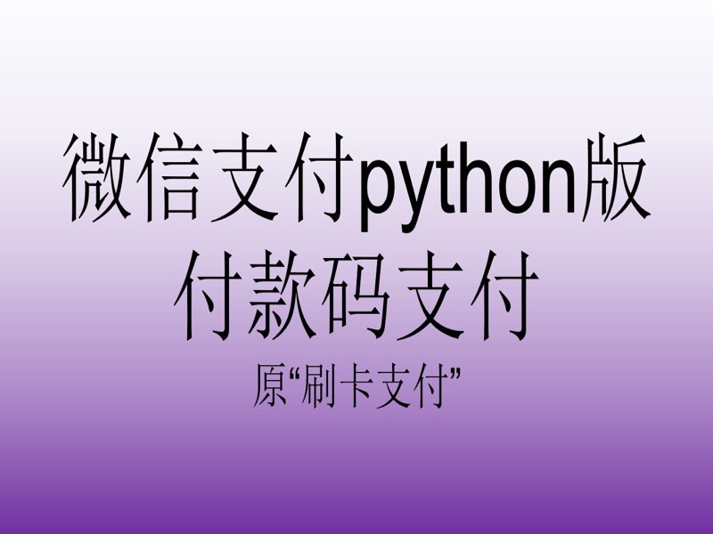 微信支付python版付款码支付-限时优惠-网易精品课