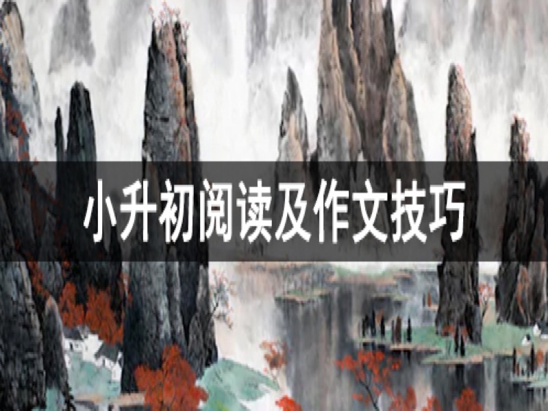 小升初阅读及作文技巧-限时优惠-网易精品课