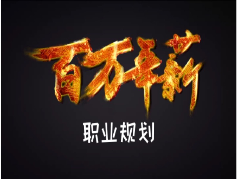 年薪百万的职业规划-限时优惠-网易精品课