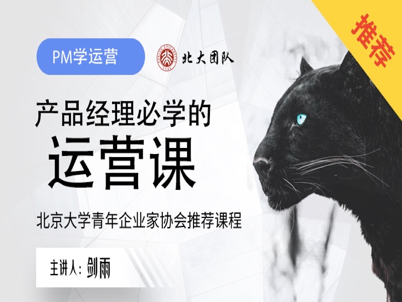 产品经理必学的运营课【特价】-限时优惠-网易精品课