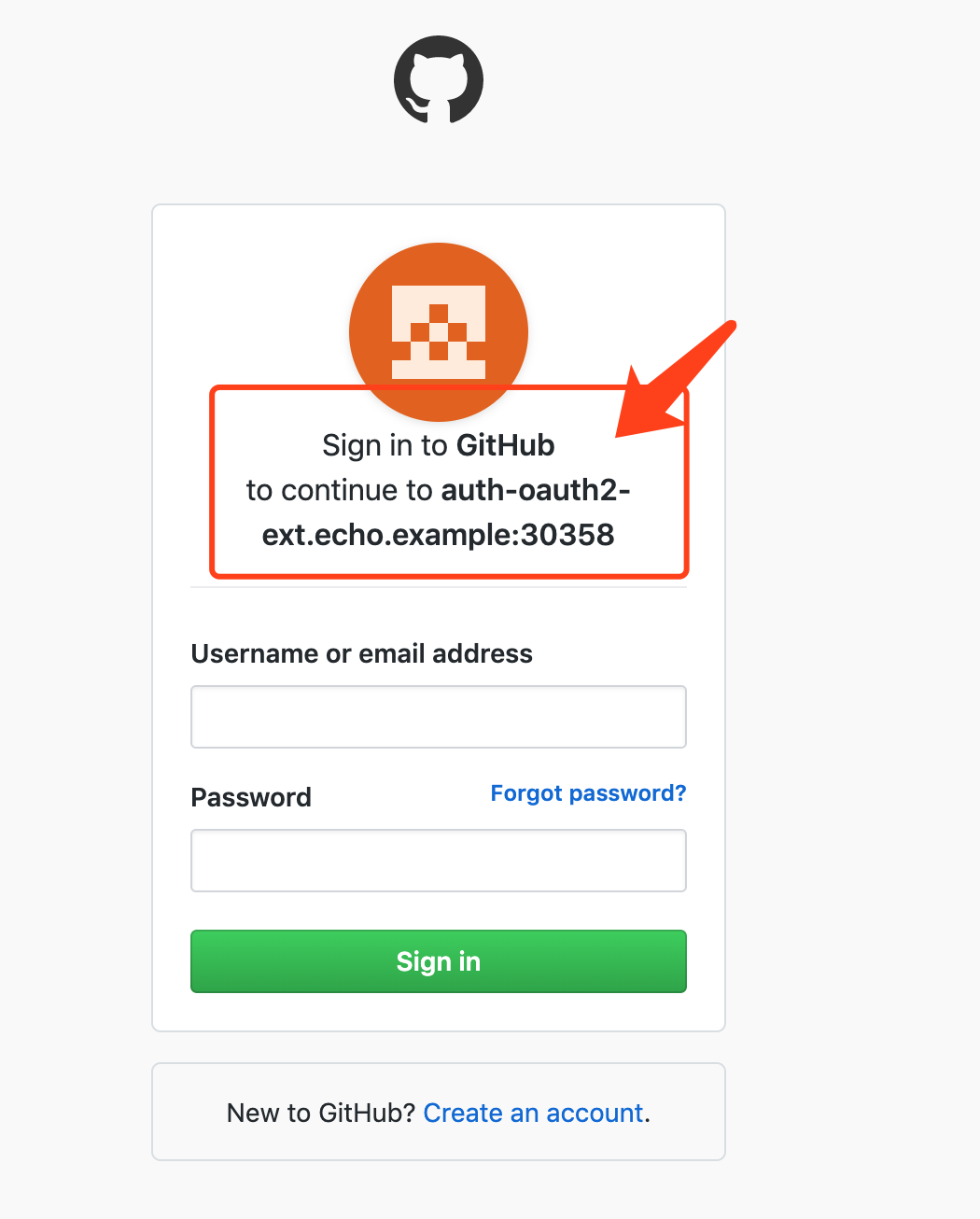 ingress-nginx OAuth2 的 github 认证界面